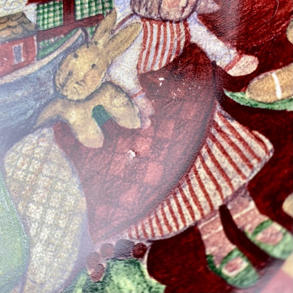 Susan Winget Certified International Salad Plates Set Of Four 8" Christmas - Picture 9 of 9